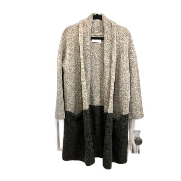 Zadig & Voltaire Gray Wool Open Cardigan Sweater Top  Women's Size Small - Picture 2 of 10